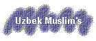 Uzbek Muslim's